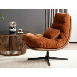 FOTEL FELICIA RAVEN CYNAMONOWY 44/ SKÓRA SYNT. BRĄZ TAP.233 FOTEL FELICIA RAVEN CYNAMONOWY 44/ SKÓRA SYNT. BRĄZ TAP.233