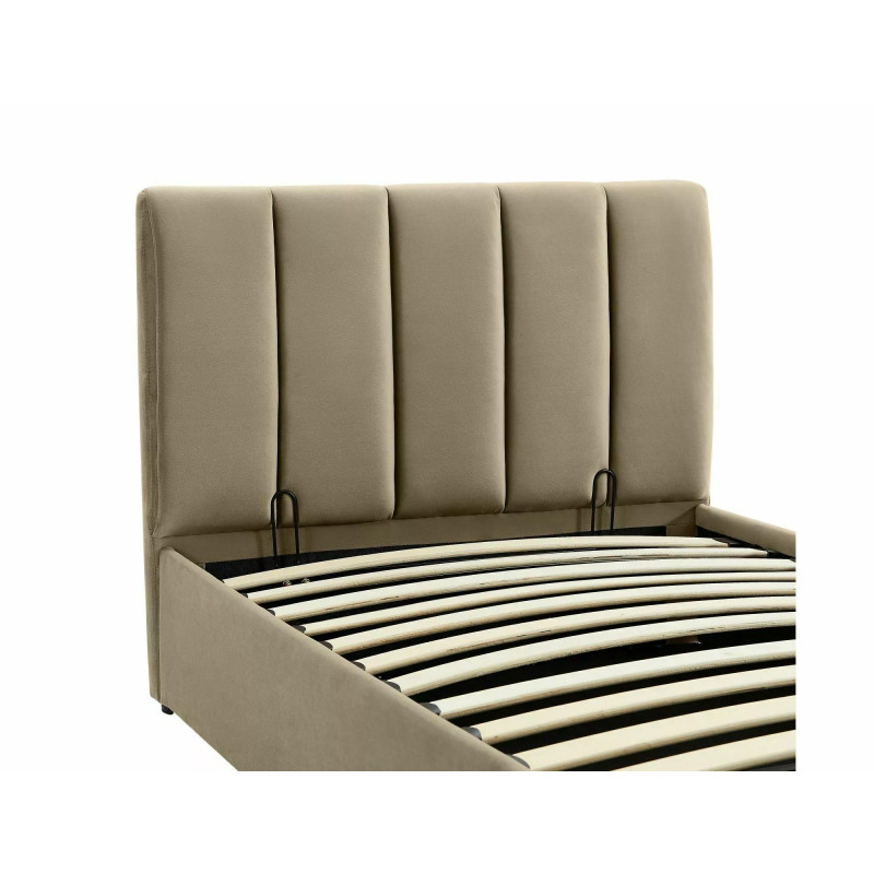 ŁÓŻKO MONTREAL VELVET 90X200 KOLOR BEŻ BLUVEL 28