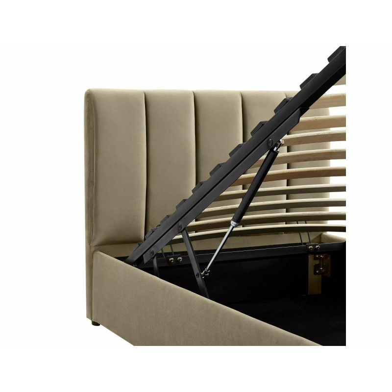 ŁÓŻKO MONTREAL VELVET 90X200 KOLOR BEŻ BLUVEL 28