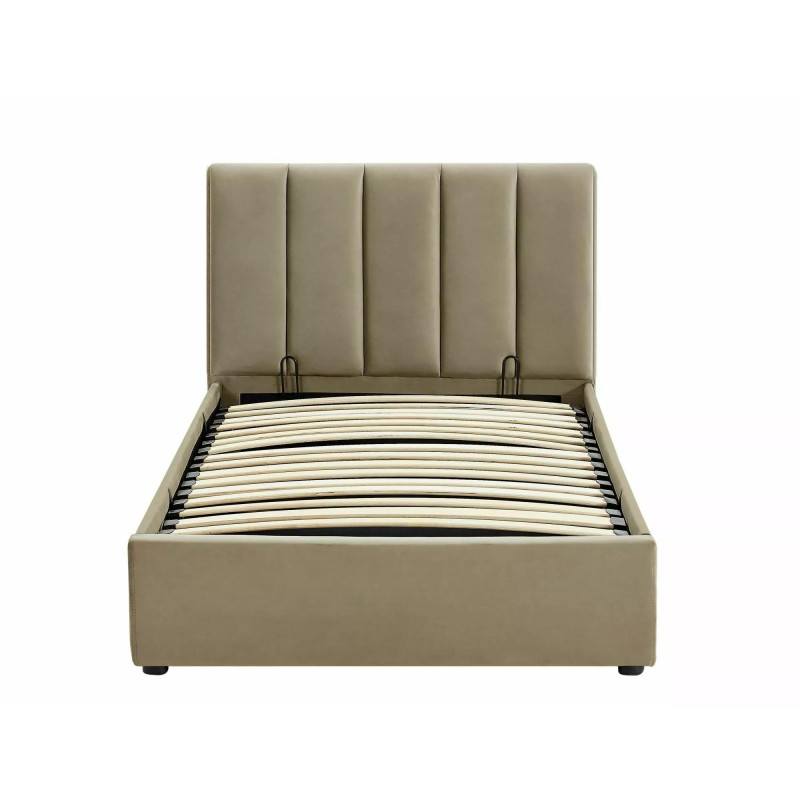 ŁÓŻKO MONTREAL VELVET 90X200 KOLOR BEŻ BLUVEL 28