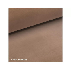 FOTEL ELITE 1 VELVET BEŻOWY BLUVEL 28 / WENGE (T)