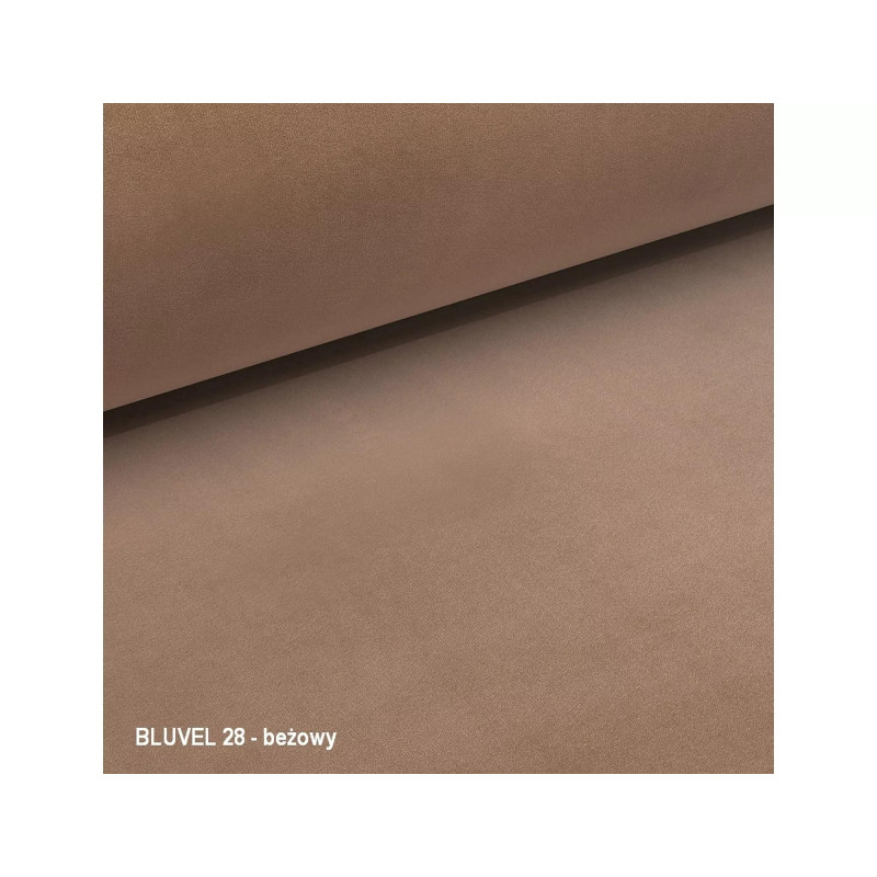 FOTEL ELITE 1 VELVET BEŻOWY BLUVEL 28 / WENGE (T)
