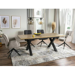 KRZESŁO WING BREGO CZARNY STELAŻ/C.SZARY 18