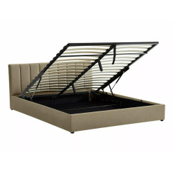 ŁÓŻKO MONTREAL VELVET 140X200 KOLOR BEŻ BLUVEL 28