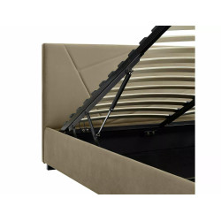 ŁÓŻKO COLUMBIA VELVET 160X200 KOLOR BEŻ BLUVEL 28 ŁÓŻKO COLUMBIA VELVET 160X200 KOLOR BEŻ BLUVEL 28