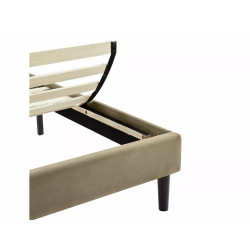 ŁÓŻKO COLUMBIA VELVET 160X200 KOLOR BEŻ BLUVEL 28 ŁÓŻKO COLUMBIA VELVET 160X200 KOLOR BEŻ BLUVEL 28