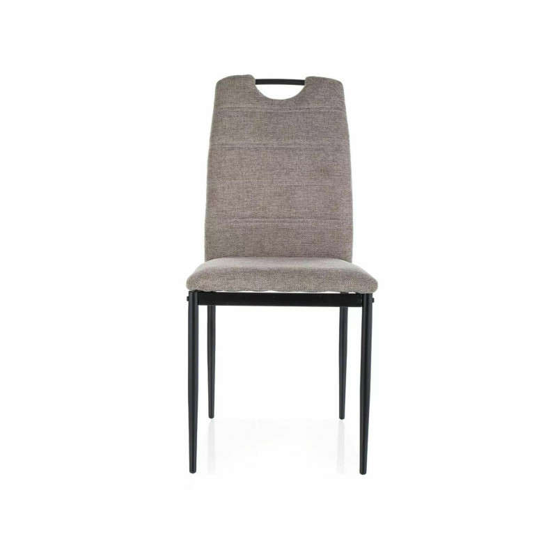 KRZESŁO RIP BREGO CZARNY STELAŻ/ BEŻ 34