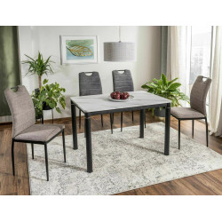 KRZESŁO RIP BREGO CZARNY STELAŻ/ BEŻ 34