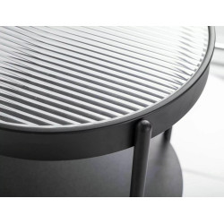 ŁAWA LAGUNA B BIAŁY/CZARNY 110X50 ŁAWA LAGUNA B BIAŁY/CZARNY 110X50