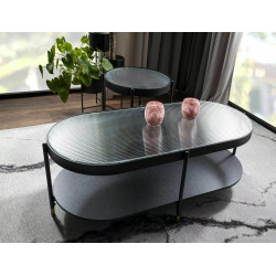 ŁAWA LAGUNA B BIAŁY/CZARNY 110X50 ŁAWA LAGUNA B BIAŁY/CZARNY 110X50