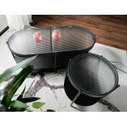 ŁAWA LAGUNA B BIAŁY/CZARNY 110X50 ŁAWA LAGUNA B BIAŁY/CZARNY 110X50