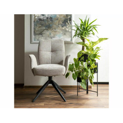 KRZESŁO WING BREGO CZARNY STELAŻ/J.BEŻ 31