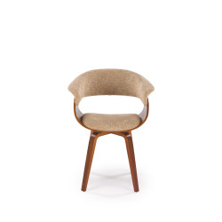 Krzesło z giętego drewna Venus beżowy/orzechowy