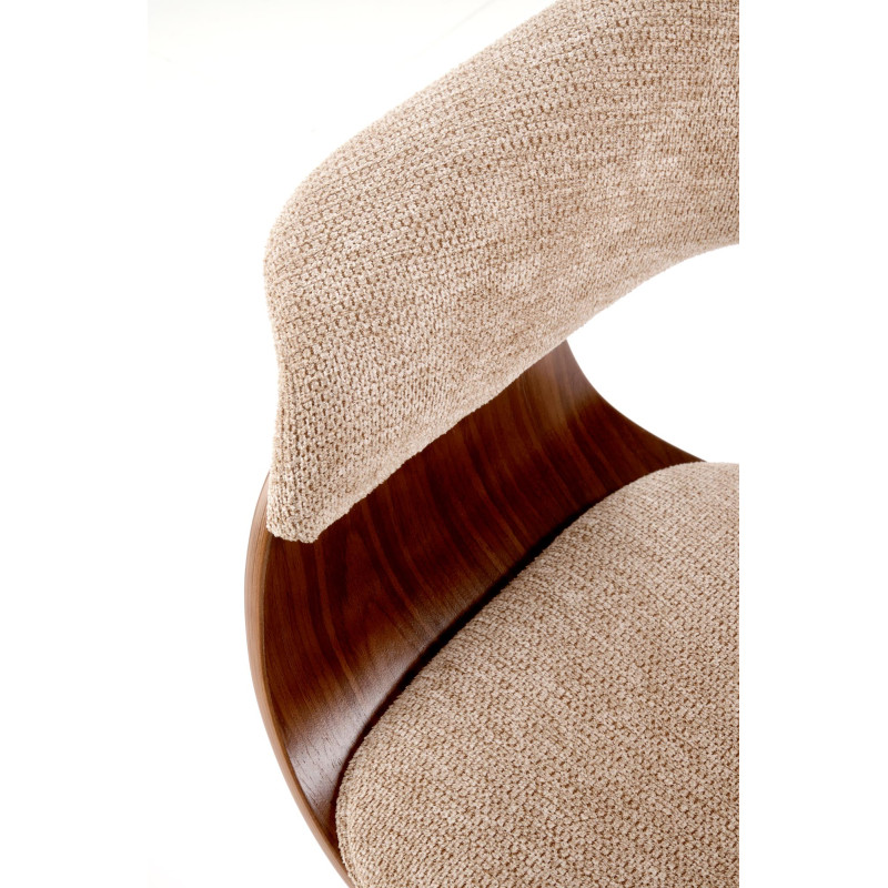 Krzesło z giętego drewna Venus beżowy/orzechowy