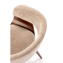 Krzesło z giętego drewna Venus beżowy/orzechowy