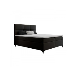 Łóżko kontynentalne Sofia 140x200 czarne