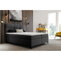 Łóżko kontynentalne Sofia 140x200 ciemno-szare Łóżko kontynentalne Sofia 140x200 ciemno-szare