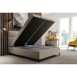 Łóżko kontynentalne Sofia 140x200 beżowe Łóżko kontynentalne Sofia 140x200 beżowe