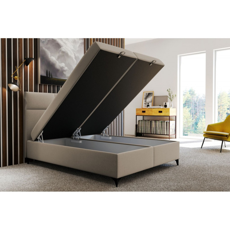 Łóżko kontynentalne Sofia 140x200 beżowe