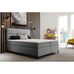 Łóżko kontynentalne Sofia 140x200 szare Łóżko kontynentalne Sofia 140x200 szare