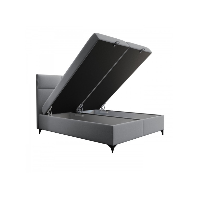 Łóżko kontynentalne Sofia 160x200 szare