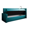 Łóżko młodzieżowe Lisbon 90x200 zielone