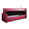 Łóżko młodzieżowe Lisbon 90x200 różowe