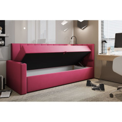 Łóżko młodzieżowe Lisbon 80x200 różowe Łóżko młodzieżowe Lisbon 80x200 różowe