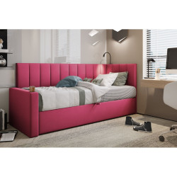 Łóżko młodzieżowe Lisbon 80x200 różowe Łóżko młodzieżowe Lisbon 80x200 różowe