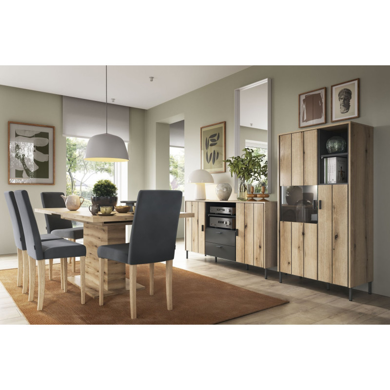 Szafa 4D2S Meble Wójcik Kolekcja Shirley Dąb