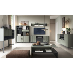 Regał 2D1S Meble Wójcik Kolekcja Shirley Zielony