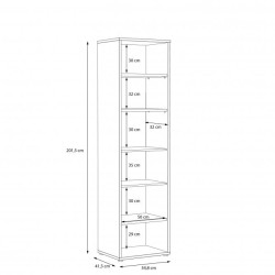 Regał Canmore Typ CNMR711 Meble Forte Kolekcja Canmore Regał Canmore Typ CNMR711 Meble Forte Kolekcja Canmore
