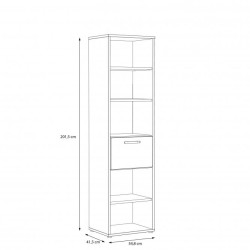 Regał Canmore Typ CNMR711 Meble Forte Kolekcja Canmore Regał Canmore Typ CNMR711 Meble Forte Kolekcja Canmore