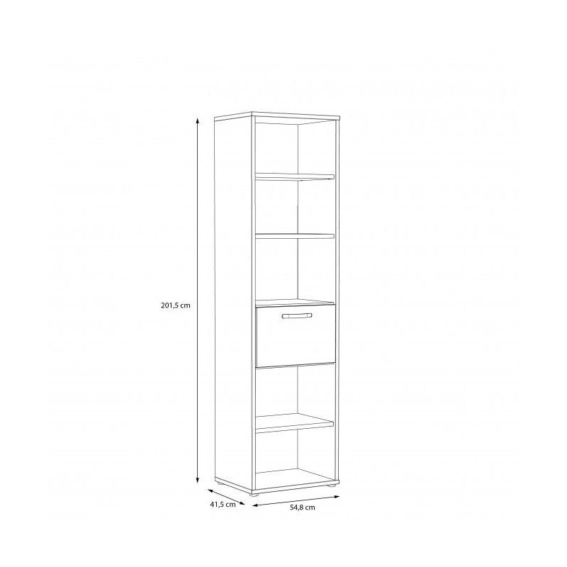 Regał Canmore Typ CNMR711 Meble Forte Kolekcja Canmore