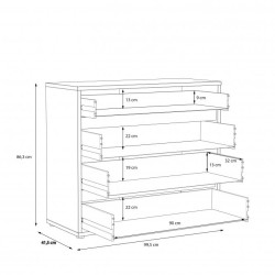 Komoda Canmore Typ CNMK211 Meble Forte Kolekcja Canmore Komoda Canmore Typ CNMK211 Meble Forte Kolekcja Canmore