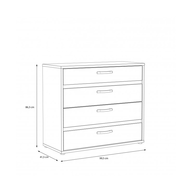 Komoda Canmore Typ CNMK211 Meble Forte Kolekcja Canmore