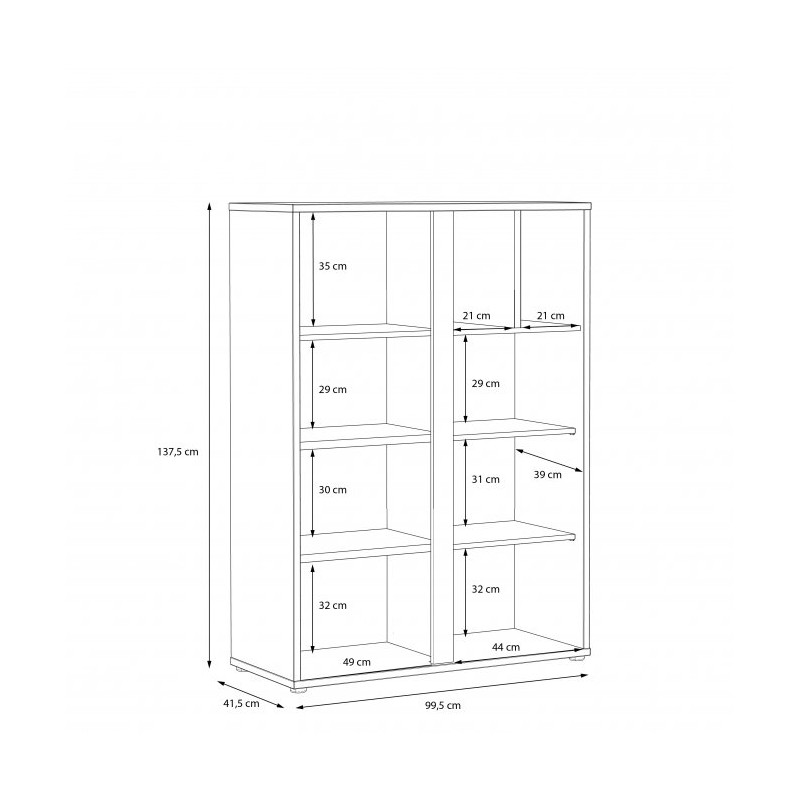 Regał Canmore Typ CNMR421R Meble Forte Kolekcja Canmore