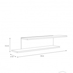 Półka wisząca Canmore Typ CNMH01 Meble Forte Kolekcja Canmore Półka wisząca Canmore Typ CNMH01 Meble Forte Kolekcja Canmore