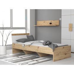 Łóżko młodzieżowe Arkina Typ LBLL012 Meble Forte Kolekcja Arkina