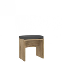 Toaletka zestaw Dalate Meble Forte dąb catania/czarny mat Toaletka zestaw Dalate Meble Forte dąb catania/czarny mat