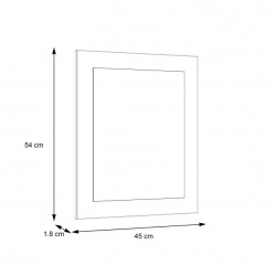 Toaletka zestaw Dalate Meble Forte dąb catania/czarny mat Toaletka zestaw Dalate Meble Forte dąb catania/czarny mat