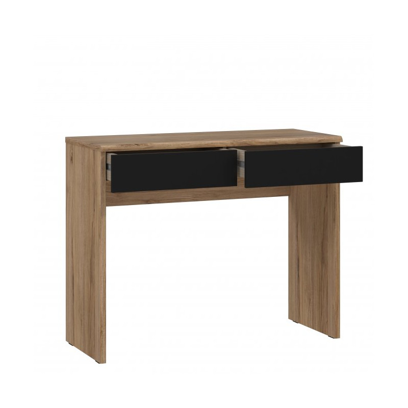 Toaletka zestaw Dalate Meble Forte dąb catania/czarny mat