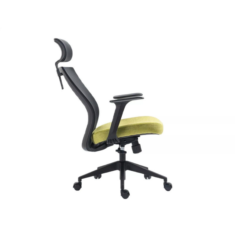 FOTEL OBROTOWY Q-328H CZARNY/ZIELONY