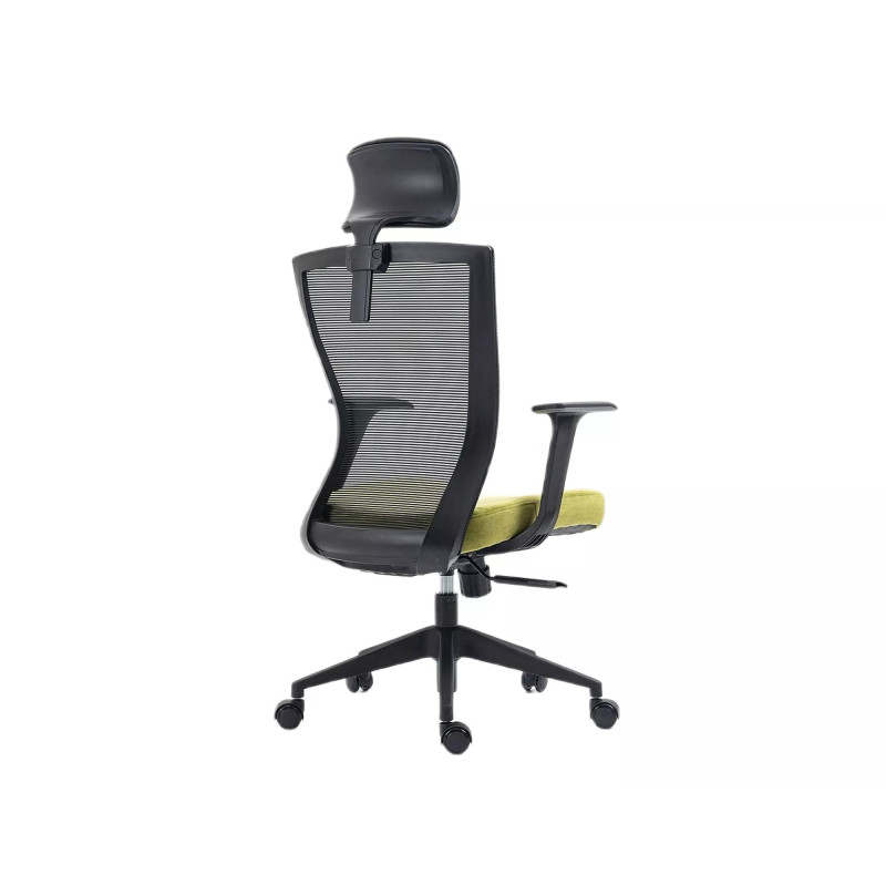 FOTEL OBROTOWY Q-328H CZARNY/ZIELONY