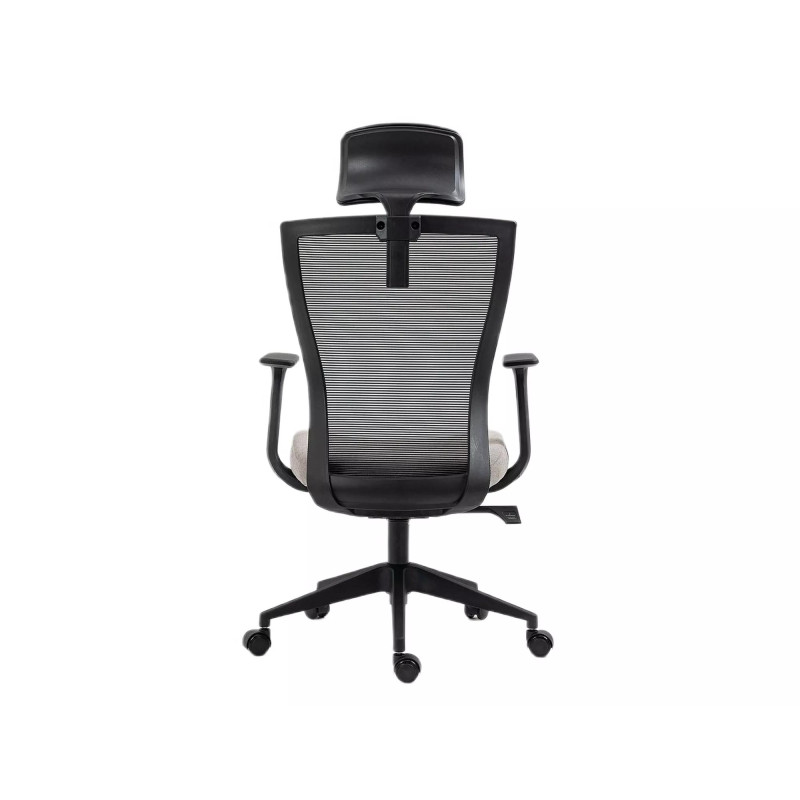 FOTEL OBROTOWY Q-328H CZARNY/SZARY