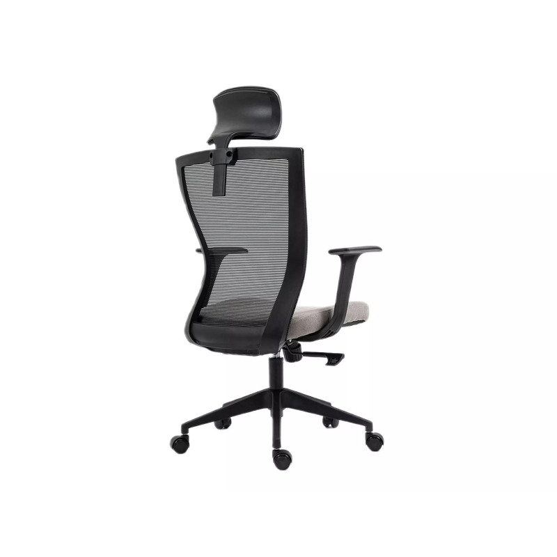 FOTEL OBROTOWY Q-328H CZARNY/SZARY