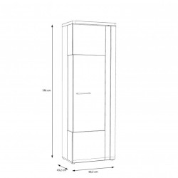 Witryna Tuluza P TUZV811RB Forte Kolekcja Tuluza