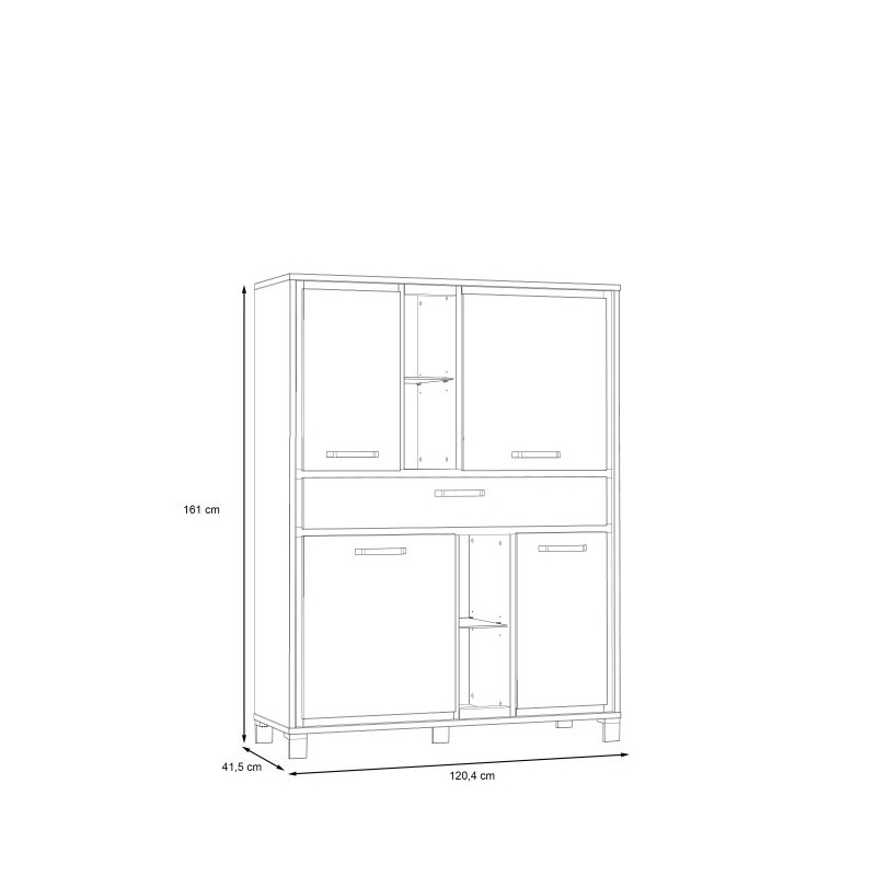 Komoda Trondheim TDHK634 Forte Kolekcja Trondheim