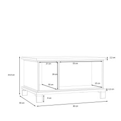 Stolik okolicznościowy Trondheim TDHT511 Forte Kolekcja Stolik okolicznościowy Trondheim TDHT511 Forte Kolekcja