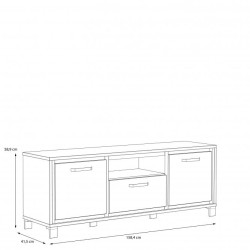 Szafka Trondheim RTV TDHT132 Forte Kolekcja Trondheim Szafka Trondheim RTV TDHT132 Forte Kolekcja Trondheim